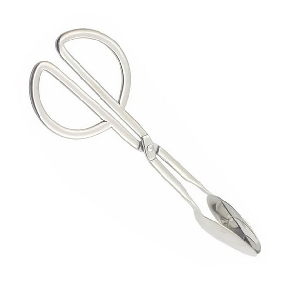WHAMVOX 1PC Stainless Steel Salad Tong Sturdy Food Tong Buffet Scissor Clip for Kitchen