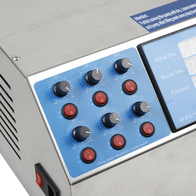6 Head Semi-auto Liquid Filling Machine Electric Bottle Filler 20-50 Cans/minute LCD - Walmart.com 6 Head Semi-auto Liquid Filling Machine Electric Bottle Filler 20-50 Cans/minute LCD - Walmart.com