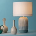 thumbnail image 2 of Jamie Young  Flagstaff Ceramic Table Lamp with Linen Shade, 2 of 5