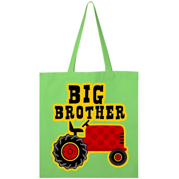 Inktastic Red Tractor Big Brother Tote Bag