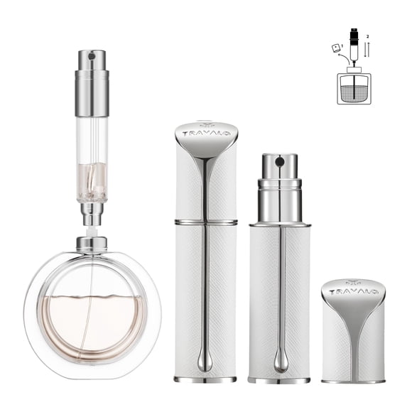 Botella recargable de perfume de viaje Travalo AQUA de 5 ml para mujeres y hombres
