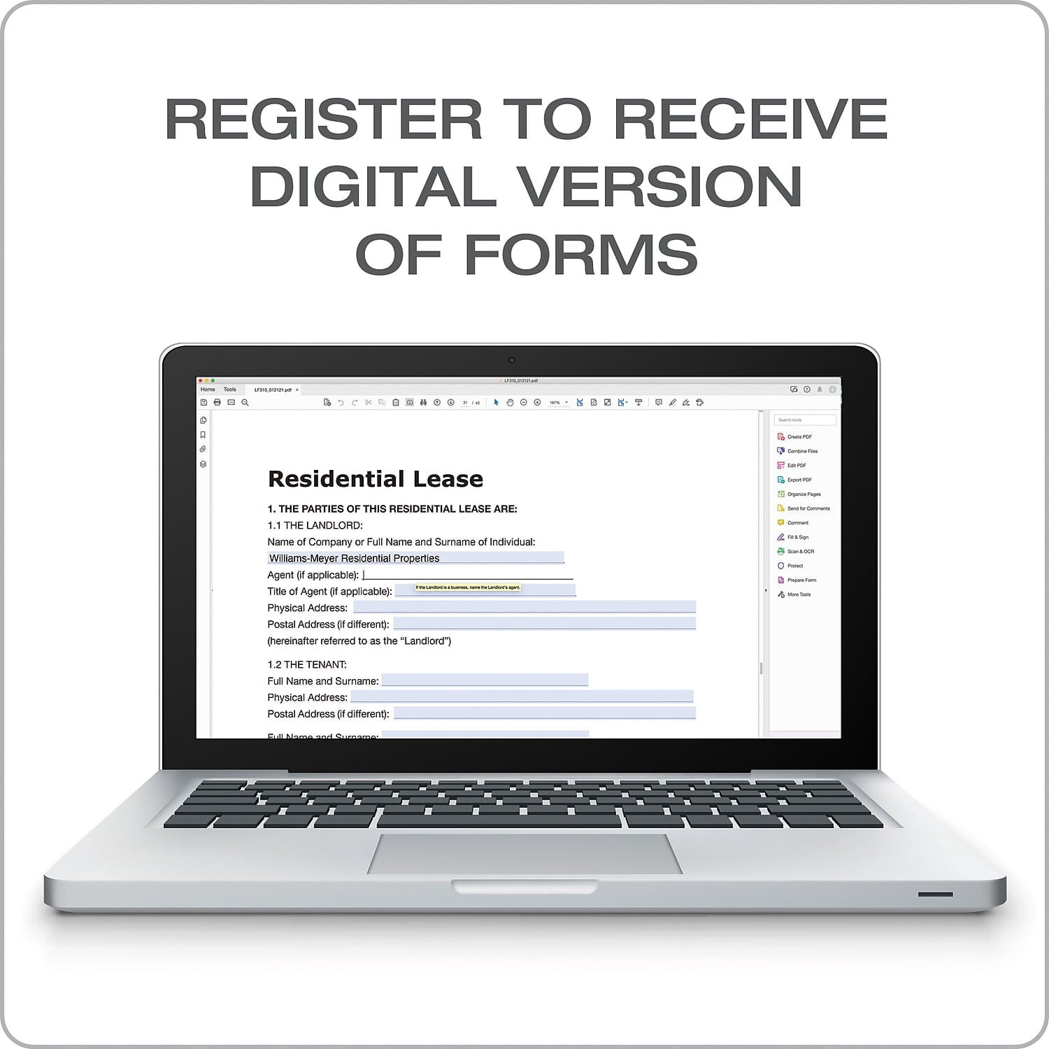 Adams Residential Lease Forms Legal Reference - 1