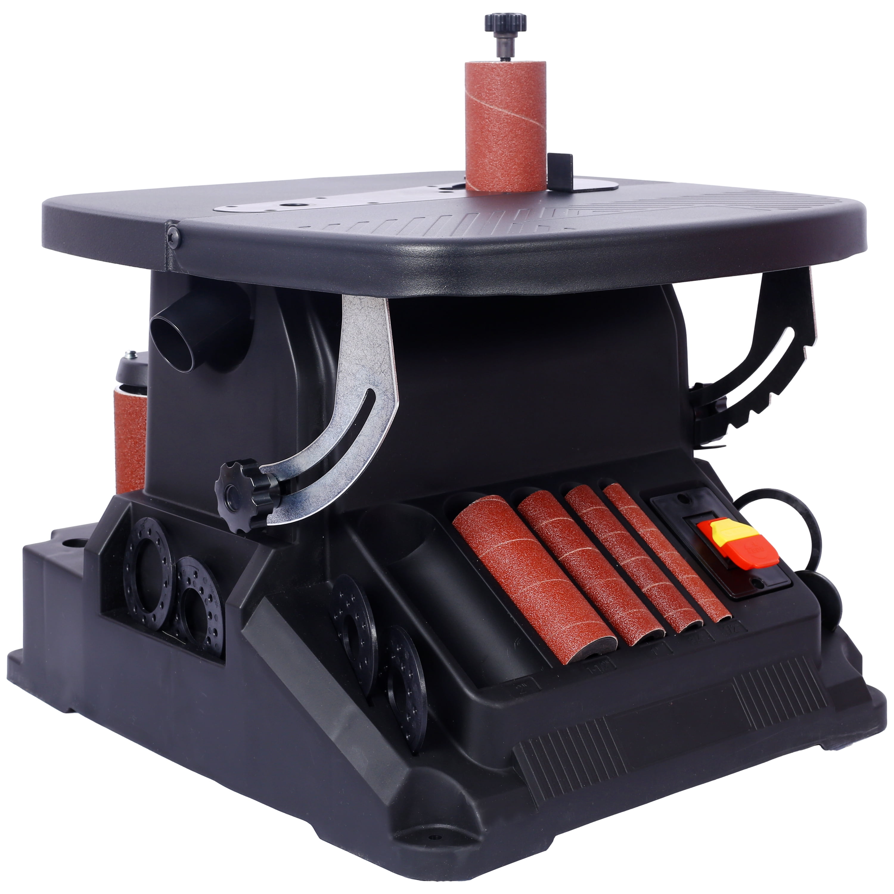 Cordless Drill Vertical Oscillating Spindle Sander & Belt Sander, 2 IN 1 Combination Woodworking Machine,Impact Driver