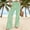 #0014-Green, variant on Womens Striped Pants, Loose High Waisted Straight Leg Trousers, Smocked Elastic Casual Long Bottoms, Breathable Summer Pants Gift