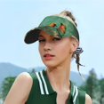 thumbnail image 5 of Daiia Retro Birds Pattern Sport Sun Visor Hats Visor Cap Adjustable Empty Top Baseball Cap Cotton Ball Caps for Women and Men, 5 of 7