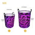 thumbnail image 5 of ZICANCN Chaotic Creative Neon Signs Laundry Basket Organizer , Dirty Clothes Hamper for Bathroom Kids Girls Boys Laundry Hamper Small, 5 of 8