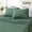 Green, variant on 4-Piece Soft Breathable 100% Cotton Jersey Knit Bed Sheet Set with Deep Pockets, Includes Flat and Fitted Sheets and Pillowcase, Queen Size, Oatmeal Solid Color