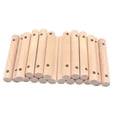 thumbnail image 1 of simhoa 20Pcs Round Wooden Dowel Rods Sticks for Woodworking Building Model Projects, 1 of 7