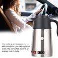 thumbnail image 3 of Bouilloire électrique De Voiture, Chauffe-eau De Voiture Portable 1300 Ml, Bouteille De Chauffe-eau De Bouilloire De Camion De Voiture 12/24 V Pour Voyage(12V), 3 of 14