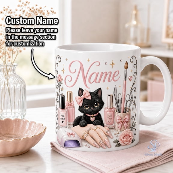 Halloween Mug Spooky Cat Haunted House Ceramic Coffee Cup for Fall Sips and Cat Lovers