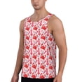 thumbnail image 2 of Pofeuu Crabs Starfish Print Men's Workout Tank Tops Sleeveless Muscle Gym Shirt Quick Dry-3X-Large, 2 of 7