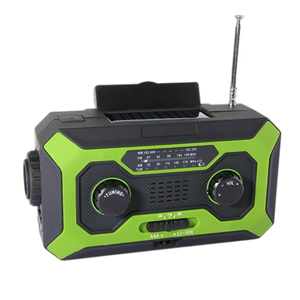 Younar NOAA Emergency Weather Radio 2000mAh Emergency Hand Crank