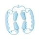 thumbnail image 5 of Rodillo de masaje muscular de mano para celulitis, masajeador de piernas y fascia con 4 ruedas para correr, yoga, gimnasio y ejercicios de estiramiento. Azul, 5 of 9