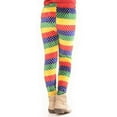 thumbnail image 3 of Kid's Velour Printed Leggings, Rainbow/White Dots, L, 1 Piece, 3 of 3