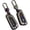 Black-short Keychain, variant on Key Fob Cover Compatible with VW Golf 8 Atlas ID.3 ID.4 GTI MK8 Skoda Octavia 2024-2025 Keychain Case Holder Protector,Silver-long Keychain