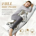 thumbnail image 5 of Lsque Running White Horses Body Pillow Case Cover,Ultra-Soft Microfiber Bed Pillow Cases 20x54 inches,Elegant Bedding,Breathable Durable Pillow Cover with Envelope Closure, 5 of 8