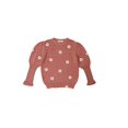 thumbnail image 1 of Kokori Girl's Daisy Knit Sweater (Rose, 3), 1 of 2