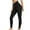 Black, variant on Seductiva Yoga Pants Women Pants for Women Yoga with Pockets Plus Size Leggings Straight Leg Crop Yoga Pant High Waisted Lounge