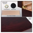 thumbnail image 4 of Chalet Cigar Humidor - Cherry Finish - Capacity: 25 to 50, 4 of 7