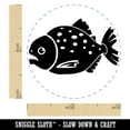 thumbnail image 2 of Toothy Piranha Fish Self-Inking Rubber Stamp Ink Stamper - UV Ink - Mini 1/2 Inch, 2 of 7