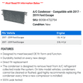 thumbnail image 2 of A/C Condenser - Compatible with 2017 - 2019 Ford Escape 2018, 2 of 2