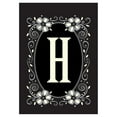 thumbnail image 1 of Toland Home Garden 109929 Classic Monogram-H 28 x 40 Inch Decorative, House Flag, 1 of 4