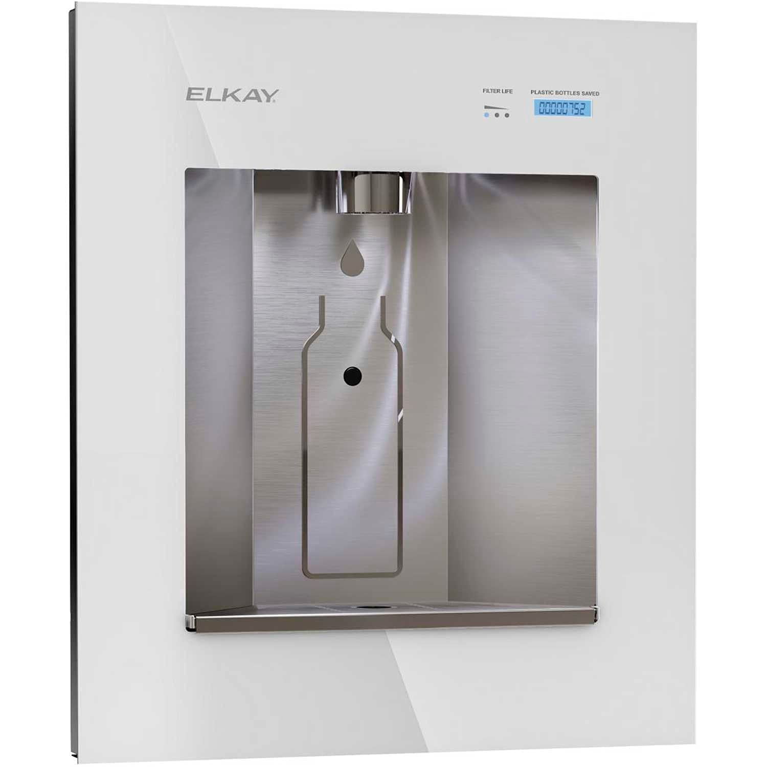 ezH2O Liv Built-in Filtered Water Dispenser, Refrigerated, Aspen White