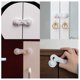 thumbnail image 5 of Cerradura de seguridad adhesiva para cajones, armarios, armarios, cerradura de protección para niños y bebés (blanco), 5 of 10