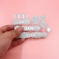 thumbnail image 1 of Christmas Die Cuts, Decorative High Hardness Metal Template Molds  for Card Making, 1 of 8