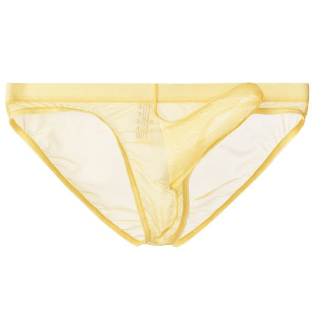 Ropa interior transparente con forma de elefante para hombre, malla fina, bolsa separada, sexy, para hombres jóvenes