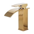 thumbnail image 1 of Dalazy Acier Inoxydable Étanche et Multi-Fonctionnel Bassin Cascade pour Salle de Bain Facile à Installer Or Court, 1 of 6
