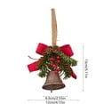 thumbnail image 3 of Adorno Navideño con Forma de Lazo, Piñas y Campanas para Árbol de Navidad., 3 of 6