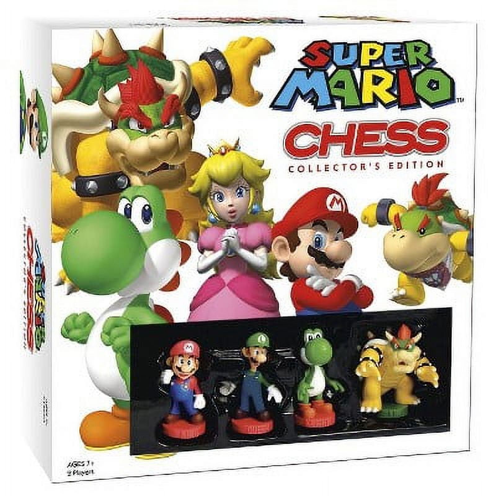 USAopoly Super Mario Chess Game – 32 Hand-Painted Pieces