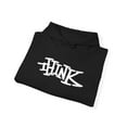 thumbnail image 3 of Think Skateboards 90s Skate 1996 Vintage Classic Logo Hoodie Print Many Colors - M / Black, 3 of 5