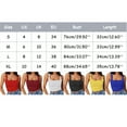 thumbnail image 3 of Women's Square Neck Sleeveless Double-Layer Tank Tops Basic Tight T Shirts, 3 of 4