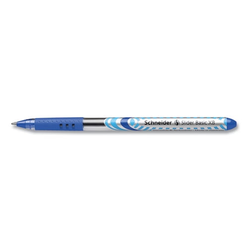 Slider Ballpoint Pen, Stick, Extra-Bold 1.4 Mm, Blue Ink, Blue/silver Barrel, 10/box | Bundle of 2 Boxes
