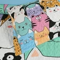 thumbnail image 5 of 3 PCS Cat Theme Quilt Bedspread Set Lightweight Bedding Set for Bedroom Decor, 5 of 10