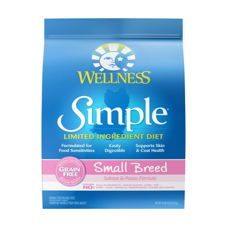 UPC: 0076344893264 | Wellness Simple Natural Grain Free Limited Ingredient Dry Dog Food Small Breed Salmon and Potato Recipe 10.5-Pound Bag