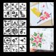 thumbnail image 1 of 18x plantillas de mariposas reutilizables plantillas DIY piso de pared de madera pintura de pasteles dibujo para colorear diario álbum adorno proyecto Baoblaze Plantilla de plantillas, 1 of 8