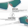 thumbnail image 4 of Gafas de sol deportivas STORYCOAST Polarizadas UV400 con montura blanca, 4 of 6