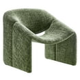 thumbnail image 2 of Modway Vivi Metal Frame and Chenille Upholstered Accent Chair in Basil, 2 of 9