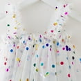 thumbnail image 4 of TAIAOJING Girls Dresses Toddler Girls Sleeveless Dot Tulle Holiday Party Dress Dance Party Dresses Clothes Party Cute Dress 4-5 Years, 4 of 5