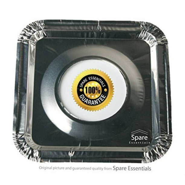 45pack Aluminum Foil Square Stove Burner Covers Range Protectors Bib Liners Disposable Gas Burner Bibs Gas Top Liner Stove Easy Clean 8 5 Square From Spare Walmart Com