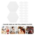 thumbnail image 2 of KAKOWELY 300Pcs Practical Drawing Patchwork Tool for Artists with Hexagonal Design and White Color, 2 of 7