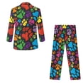 thumbnail image 5 of Xoenoiee Colorful Dog Paw Print Boys Suit for Wedding First Communion Ring Bearer Tuxedo Suits Kids Jacket and Pants Set for Big Boy Formal Wear, 13-14 Years, 5 of 7