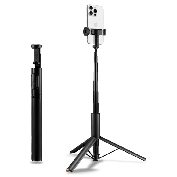 Trípode para Cámara Spigen de 57" con Selfie Stick y Control Remoto de Apertura Automática