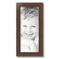 thumbnail image 2 of ArtToFrames 8" x 19" Honors Mahogany with Gold Picture Frame, 8x19 inch Brown Wood Poster Frame (WOM-5156),  Pack, 2 of 7