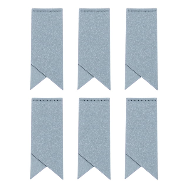 Uxcell 5 Pcs Marcador de Libro de Cuero, Marcadores Clásicos Cosidos con Cuerda de Cuero para Lectura de Libros, Accesorios para Amantes de los Libros, Escritores, Hombres, Mujeres, Maestros, Caqui