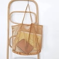 thumbnail image 3 of Bolso de hombro para mujer de malla de playa Tote Sailing Electrónica, 3 of 5