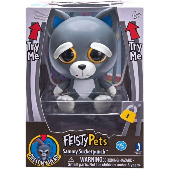 Figura de juguete Sammy Suckerpunch de Feisty Pets, 10 cm, coleccionable